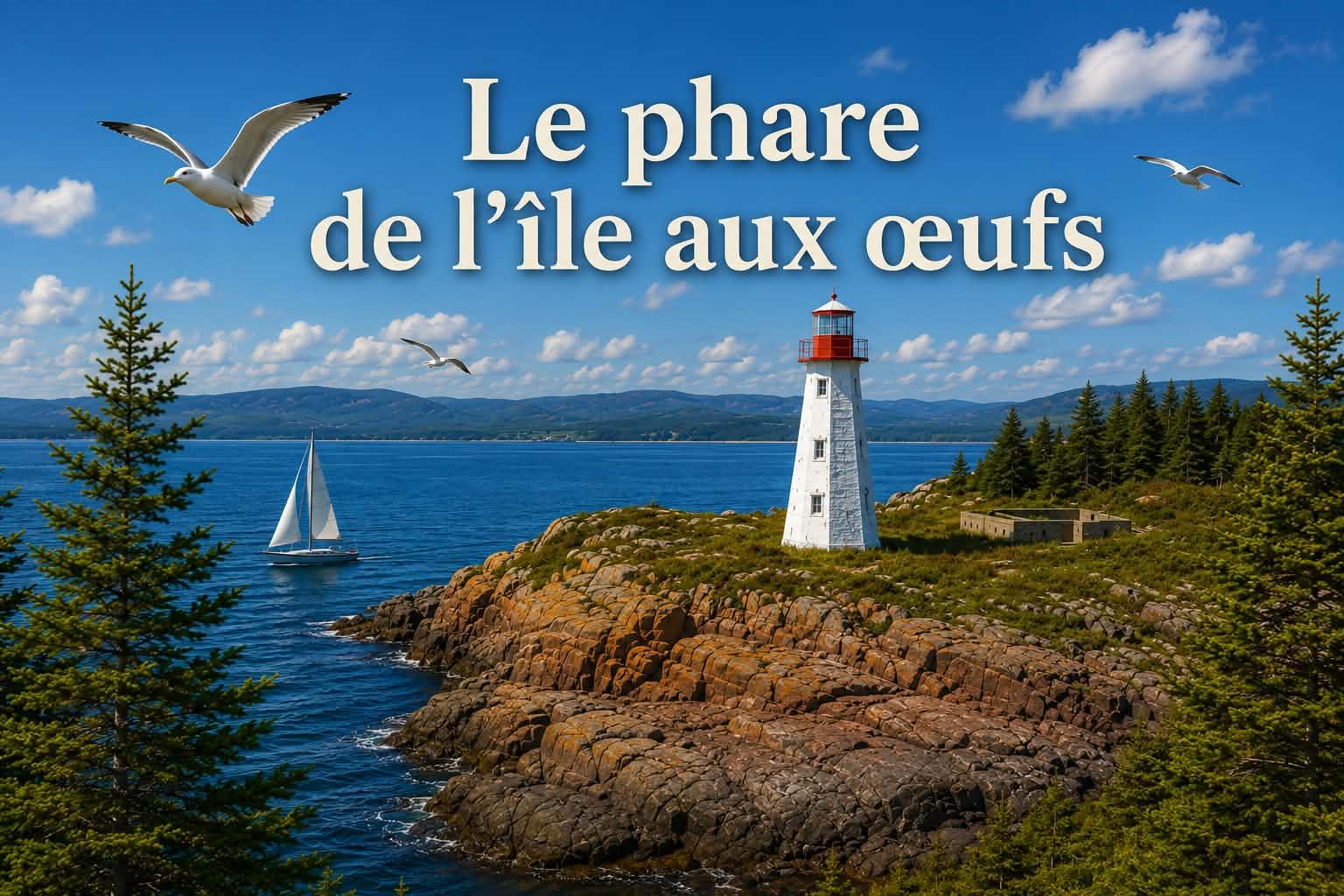 Le phare de l'île aux œufs