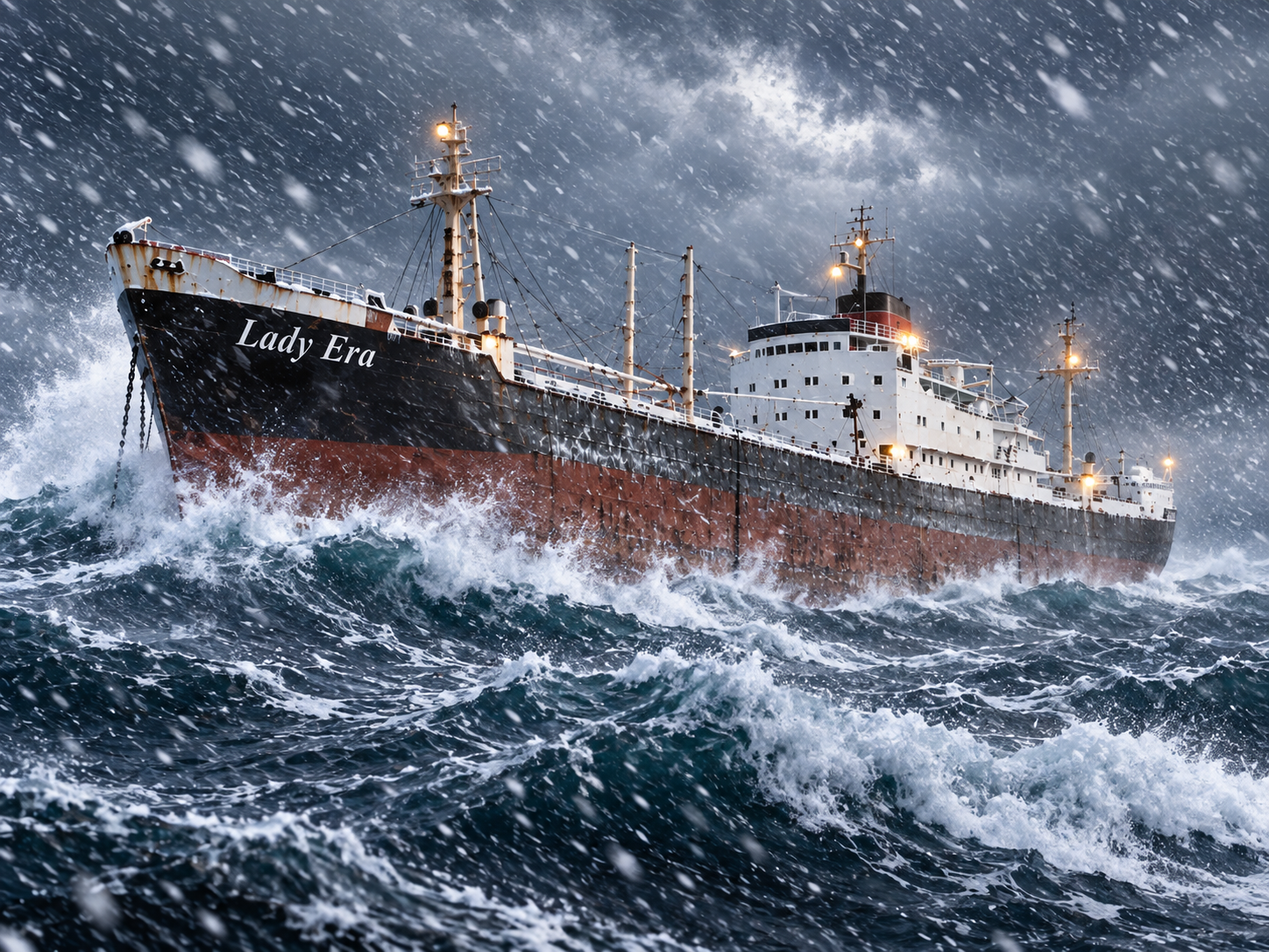 Le Lady Era dans la tempête