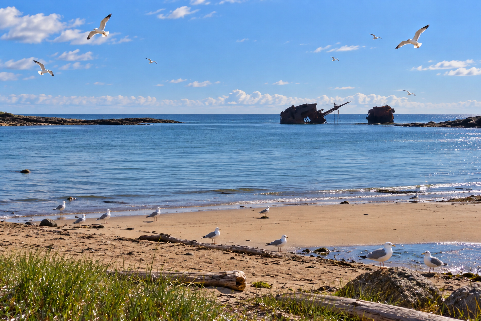 La fin du Lady Era plage Rechelois Port-Cartier