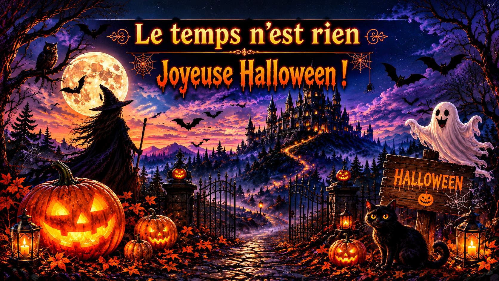 Joyeuse halloween entête