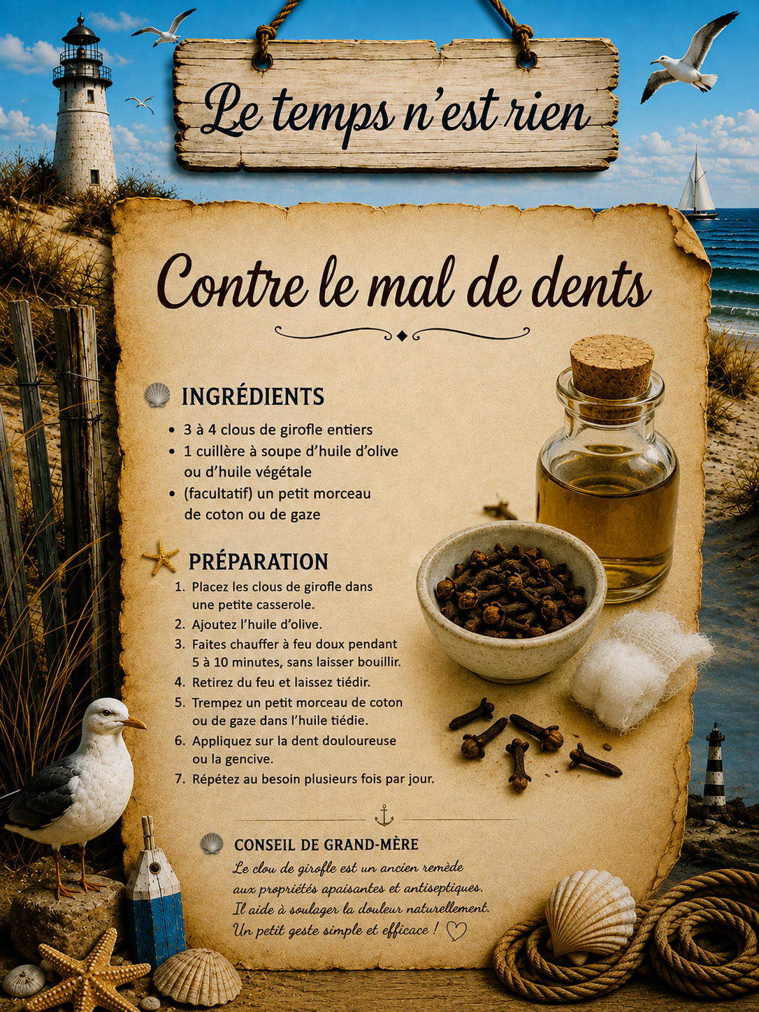 Contre le mal de dents