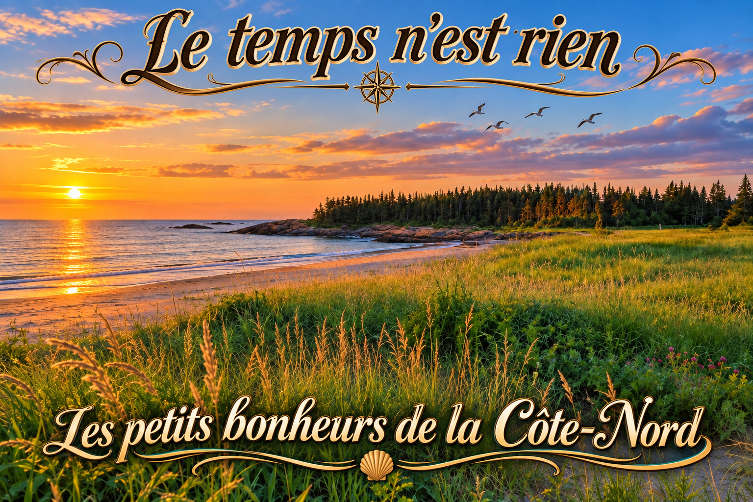 Le temps n est rien les petits bonheurs de la cote nord