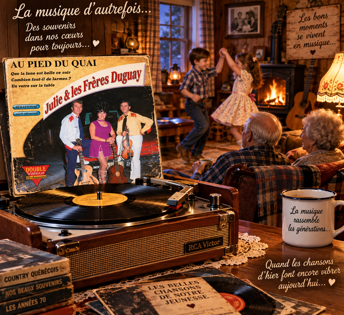 Montage photo musique western