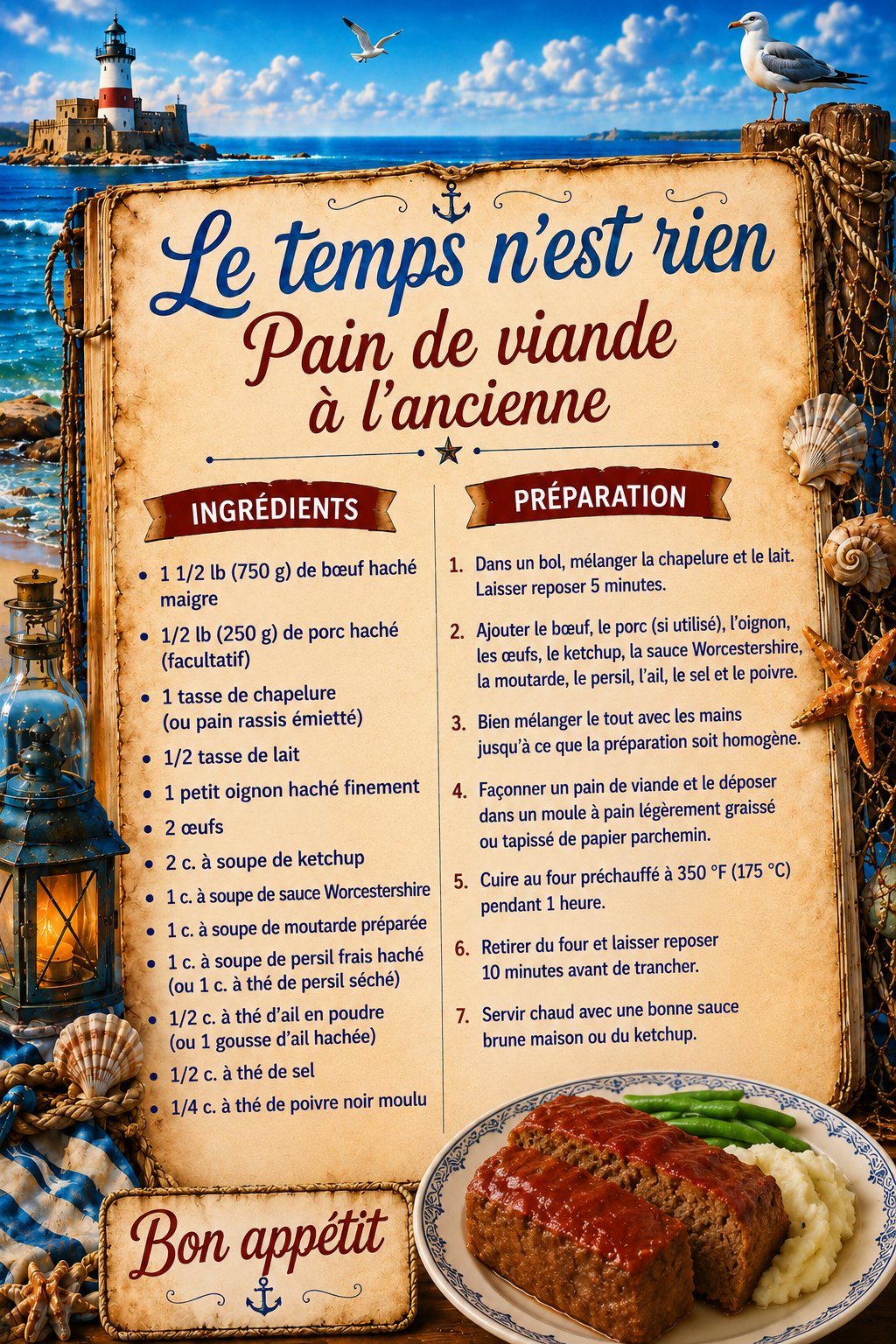 Pain de viande a l ancienne